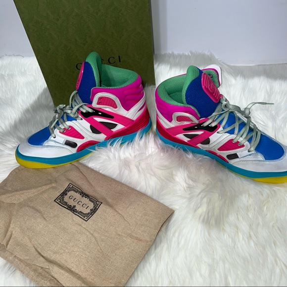 Gucci “”Host pick💖💖Basket high top sneakers - Picture 9 of 17